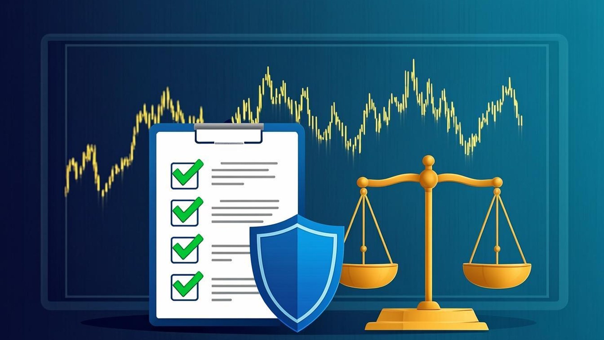 Trader reviewing a checklist of 10 criteria for choosing a trusted forex broker in 2026